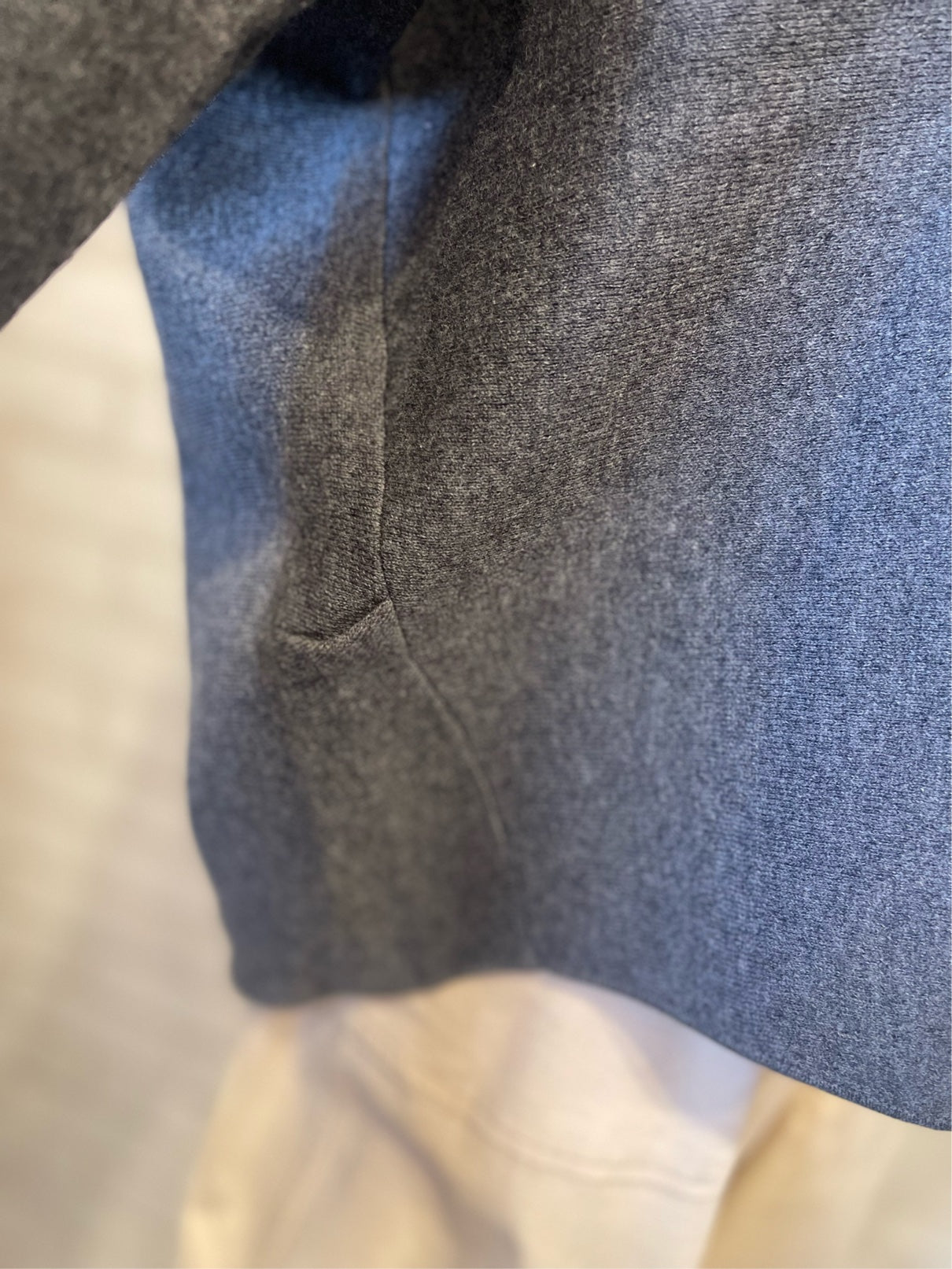 squady//ダブルフェイスｖネックニット