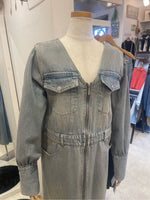 画像をギャラリービューアに読み込む, MIDVEIN//デニムシャツワンピース
