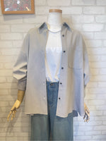 画像をギャラリービューアに読み込む, cafune//ウールライクシャツ
