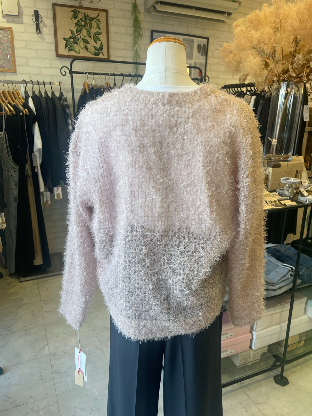 cafune//フェザーチュールｖネックカーディガン