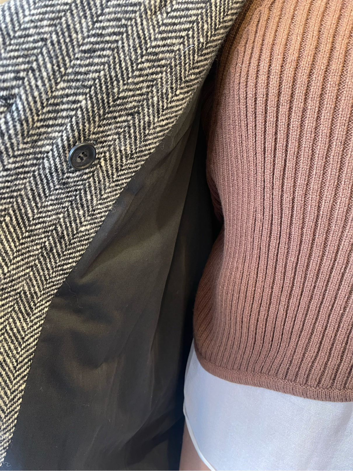 CYNICAL//ツイードヘリンボーンコート