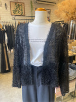 画像をギャラリービューアに読み込む, cafune//フェザーチュールｖネックカーディガン
