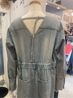 画像をギャラリービューアに読み込む, MIDVEIN//デニムシャツワンピース
