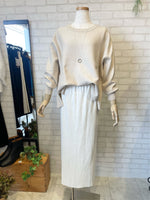 画像をギャラリービューアに読み込む, squady//ダブルフェイスクルーネックニット
