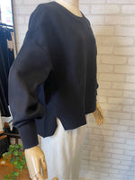 画像をギャラリービューアに読み込む, squady//ダブルフェイスクルーネックニット
