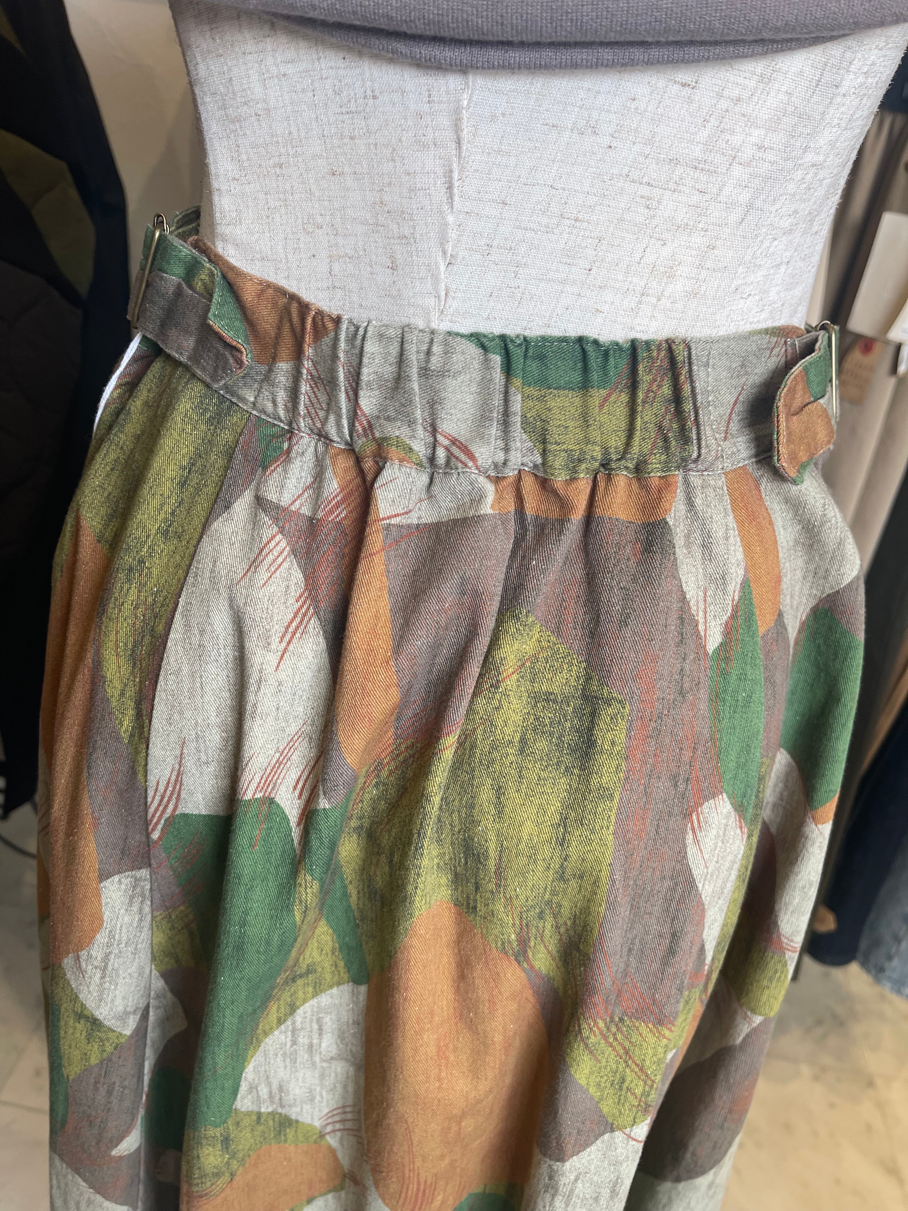 khakito// France cover maxi skirt
